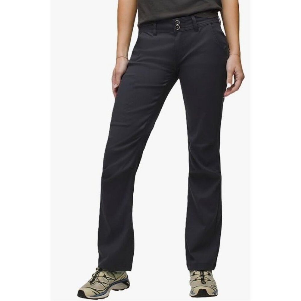 Prana Halle Low-Rise Pant Women's Size 10 Short in Coal New With Tags!